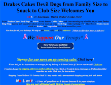 Tablet Screenshot of drakesdevildogs.com